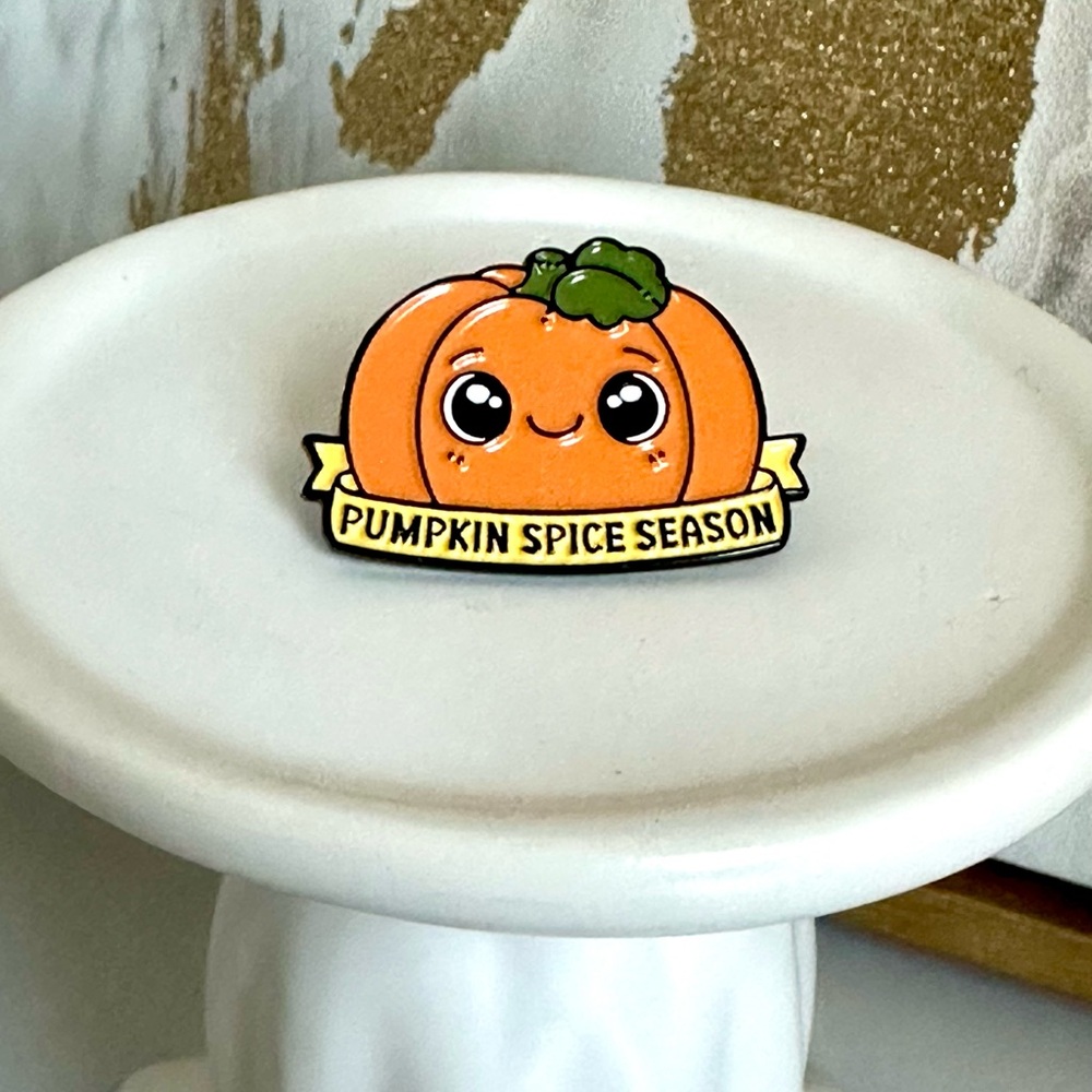 Pumpkin Spice Season Enamel Pin